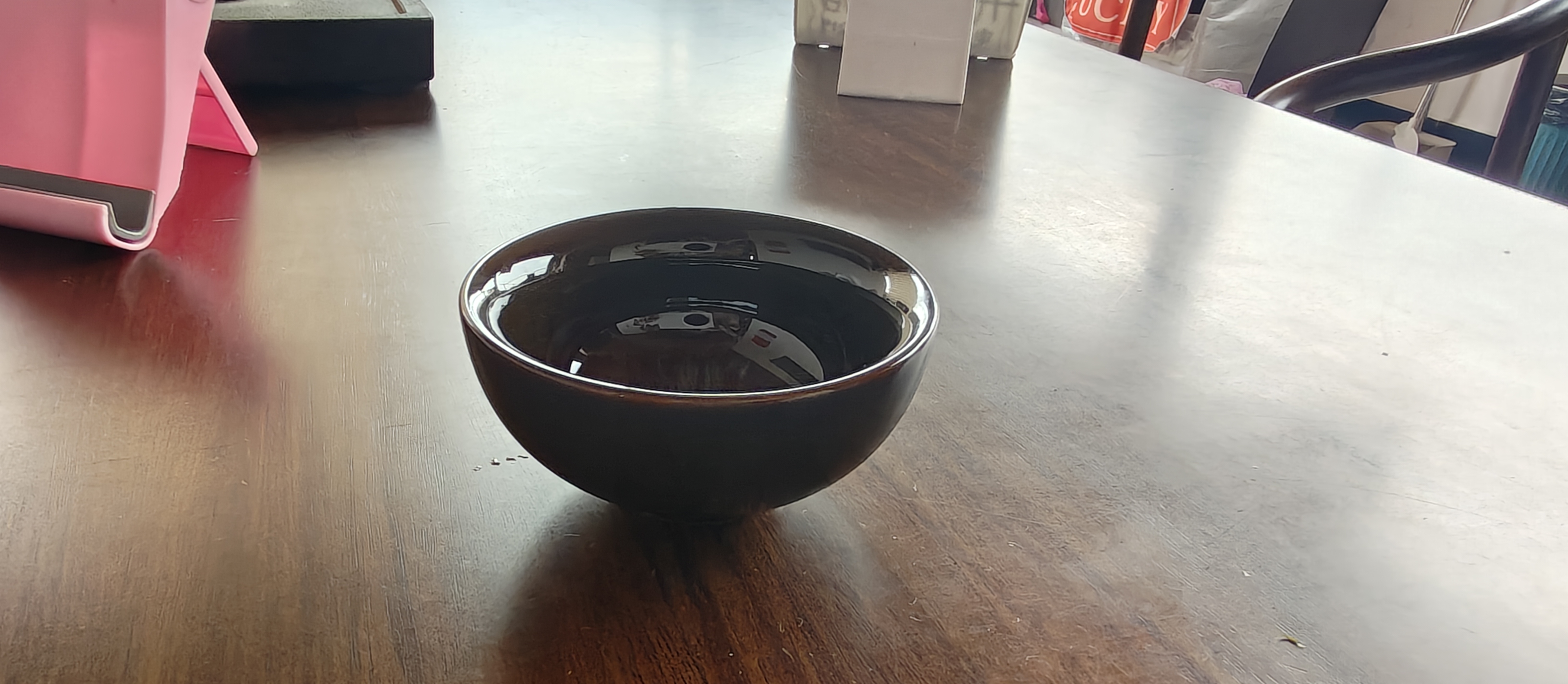 天目釉窑变建盏茶杯家用陶瓷办公室功夫茶具泡茶斗笠杯